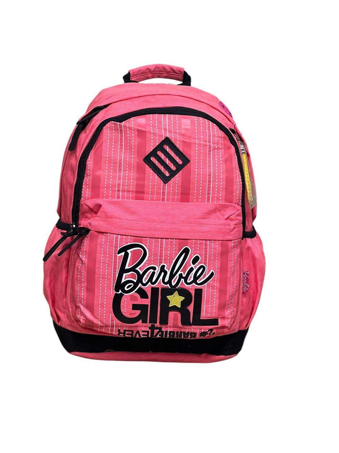 Stylish Pink Oxford School Bag for Girls - 1 Pc