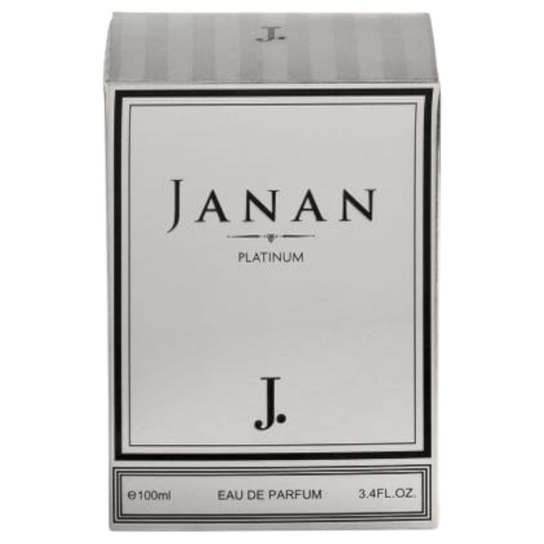 Janan Platinum: Long Lasting Spicy Citrus Perfume for Men - 100ml - Image 4