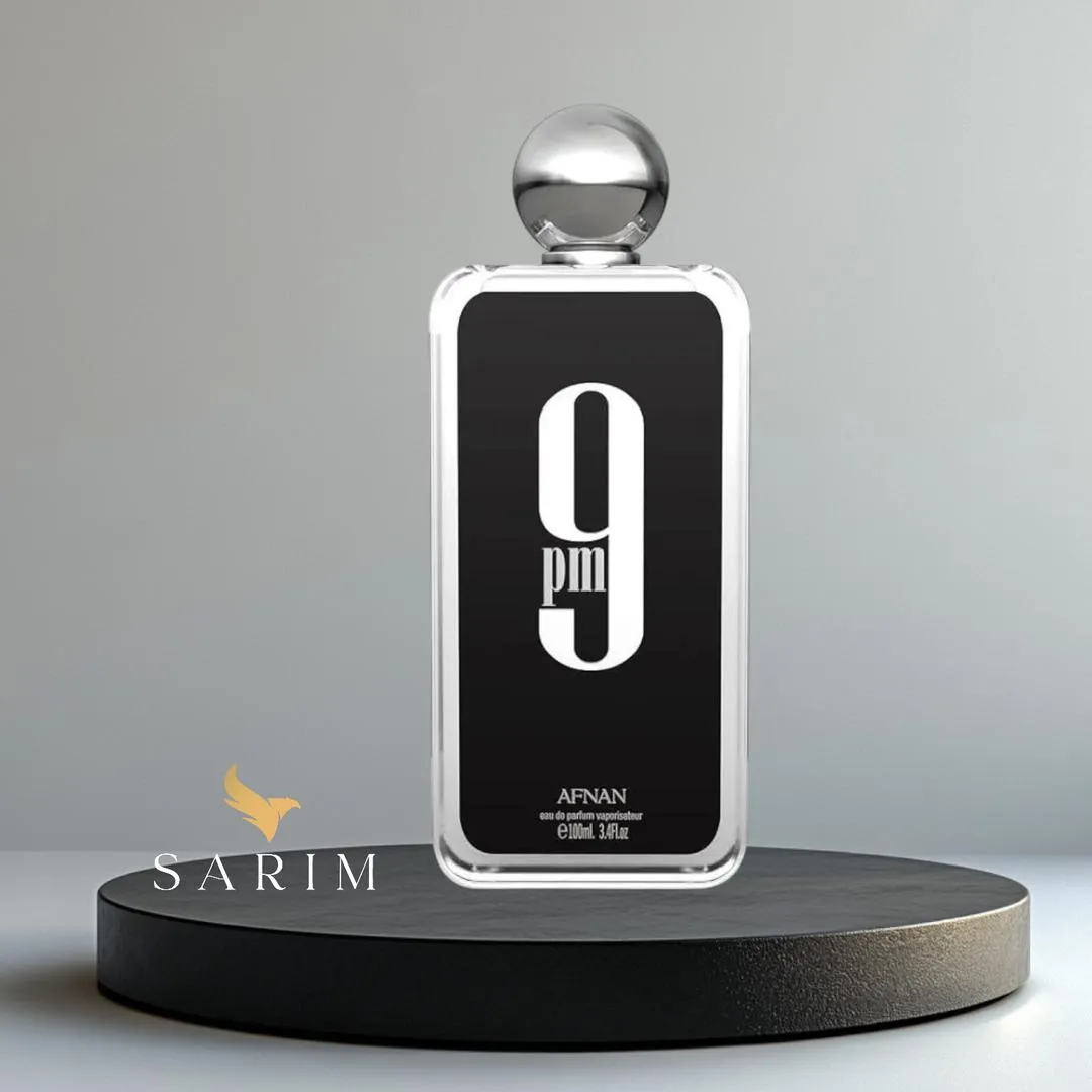 9 PM Afnan Black Long Lasting Fragrance Perfume 100ml - Image 3
