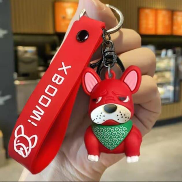 Durable Leather Keychain - 1 Pc Multicolor Portable Accessory