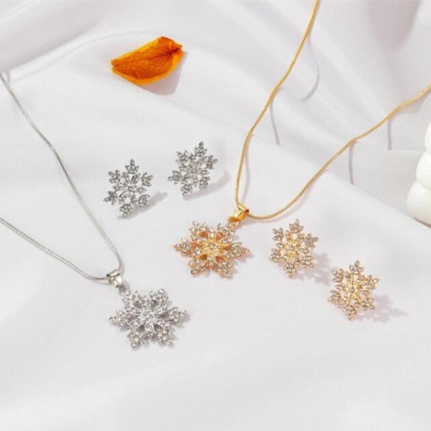 Stunning 2 Pcs Gold Plated Artificial Jewelry Set - Elegant Design