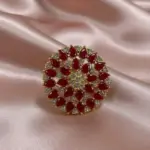 Gold Plated Adjustable Ring