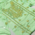 2 Pcs Women's Unstitched Chiffon Gotta Work Suit