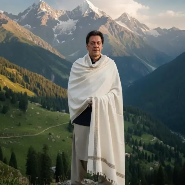 1 Pc Men's Pashmina Wool Zari Shawl