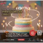 Birthday Candles Pack Of 6
