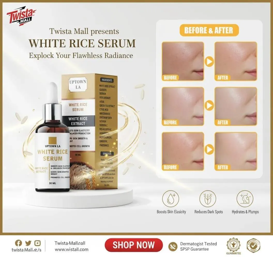 Whitening Rice Essence Serum - Image 3
